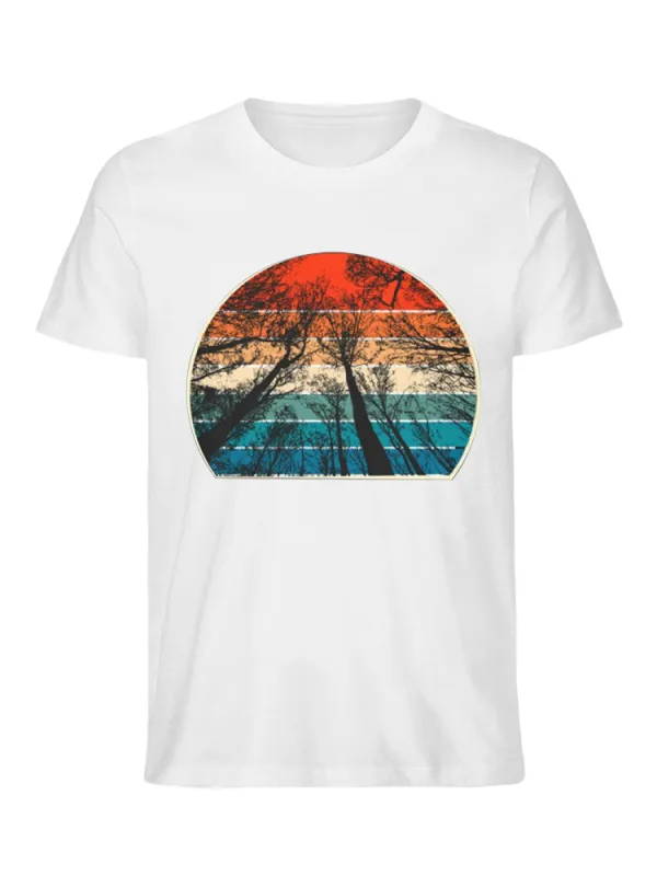 Retro Trees -  100% Cotton T-Shirt