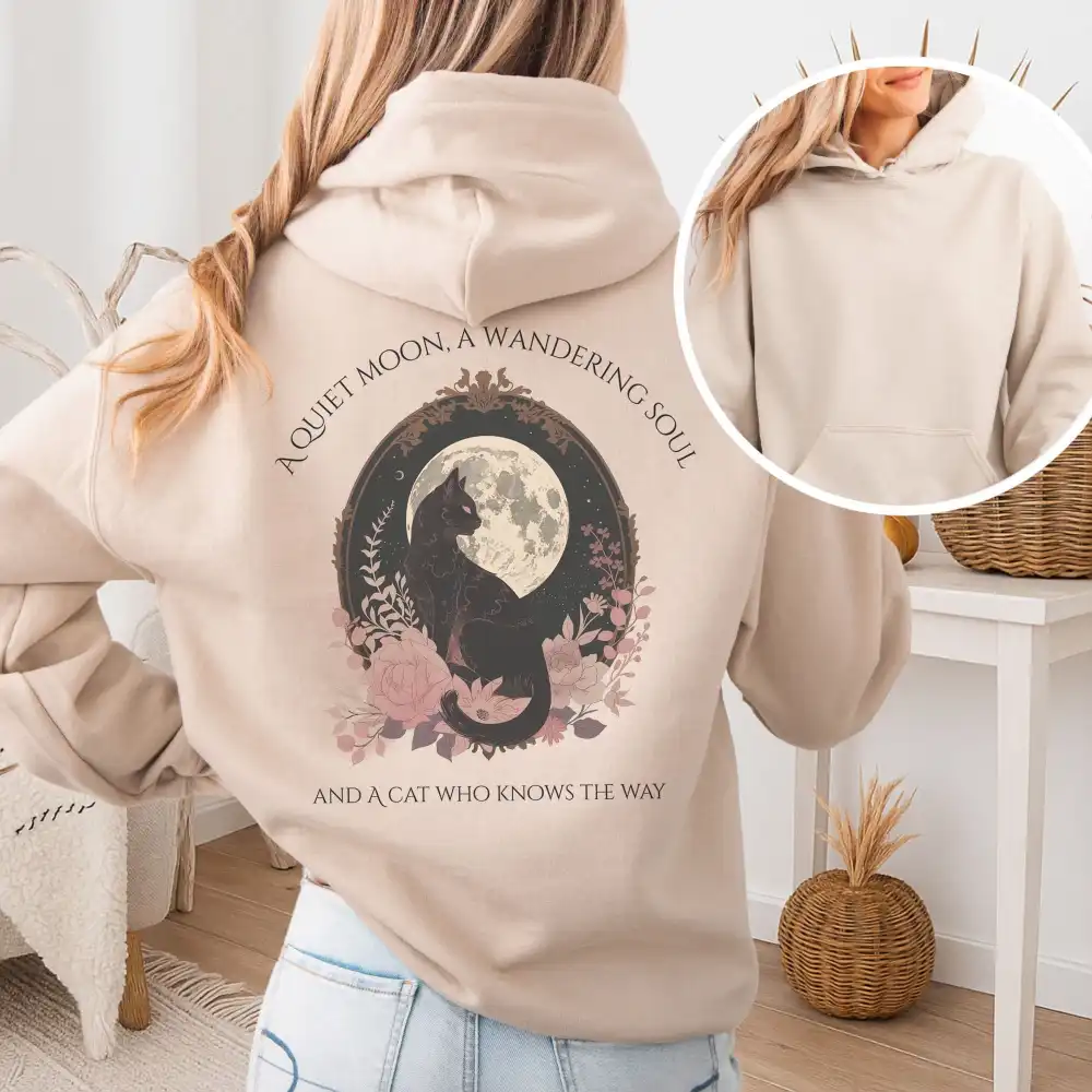 The Cat Who Knows the Way Hoodie