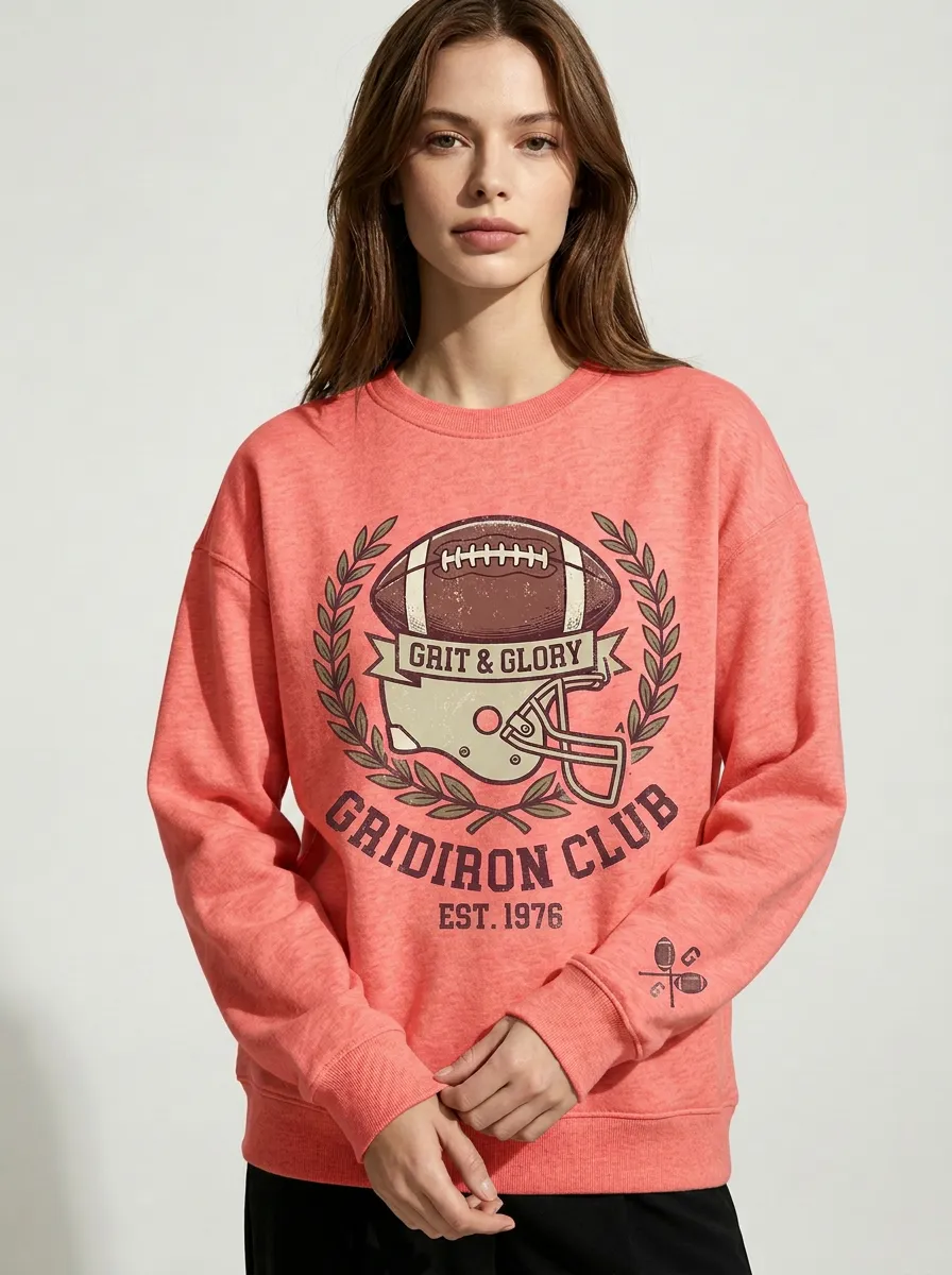 Grit and Glory Football Graphic Sweatshirt