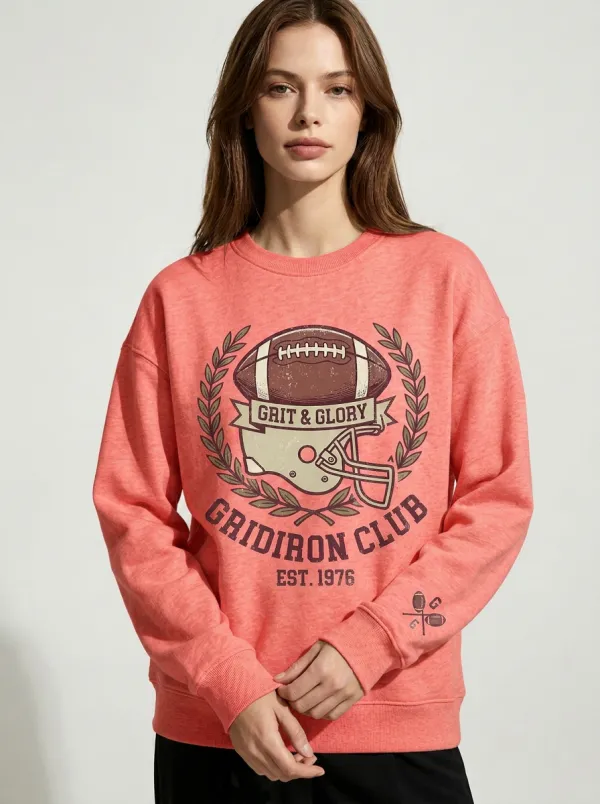 Grit and Glory Football Graphic Sweatshirt