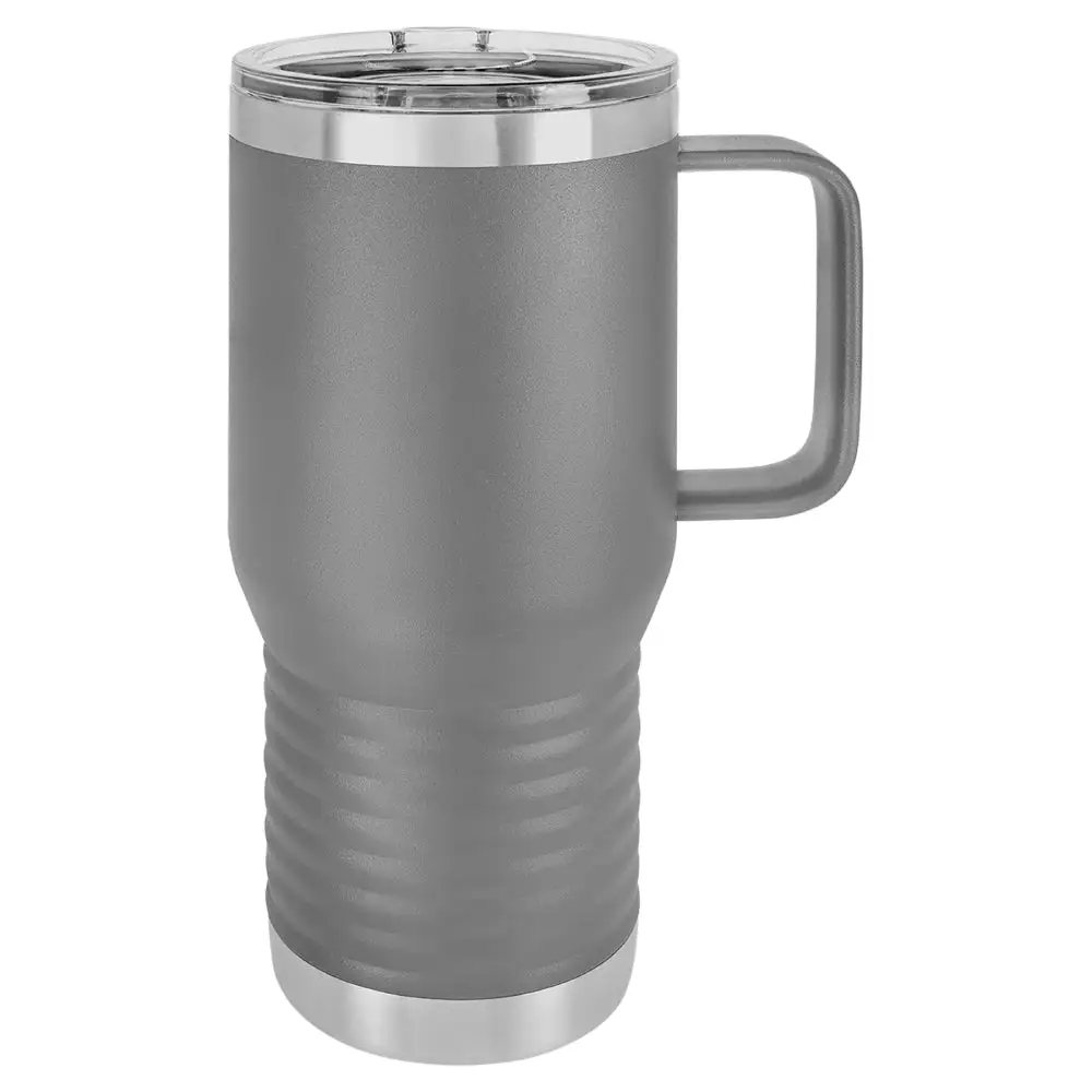 Double Wall Handled Coffee Stainless Steel Tumbler