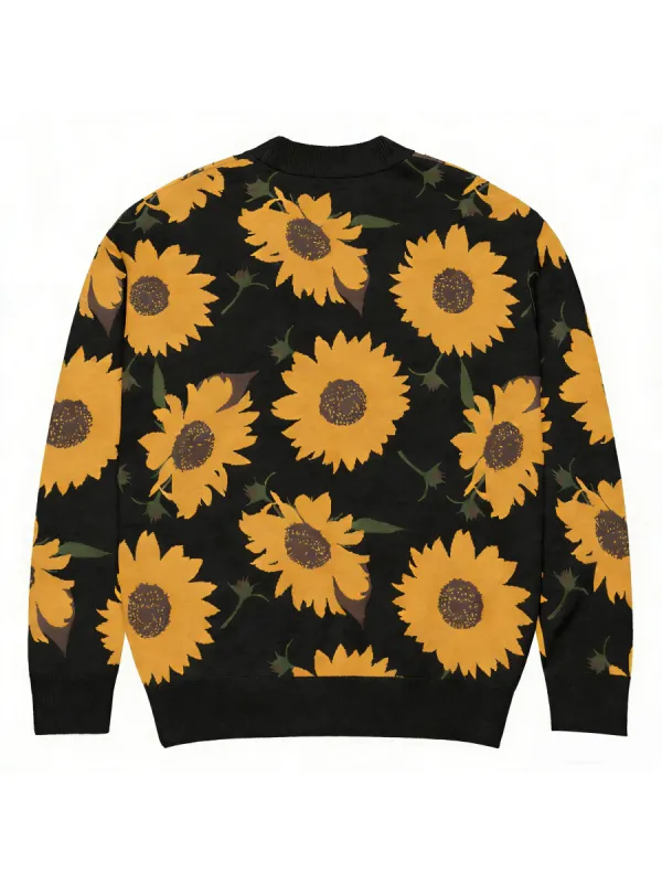 Vintage Sunflower Cardigan