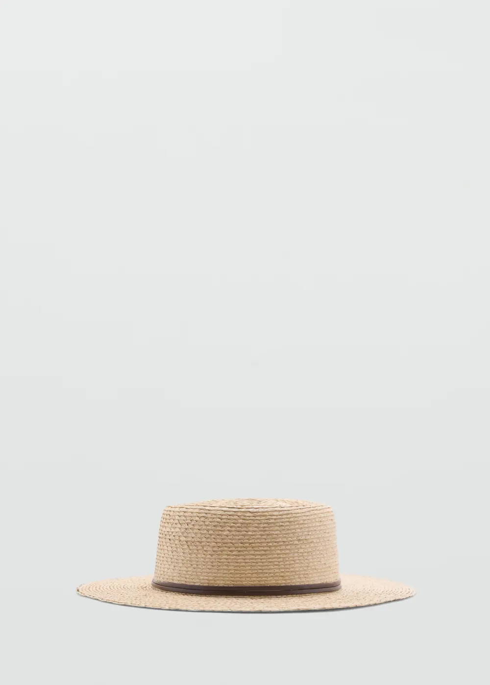 Vacation Style Natural Fibre Beige Hat