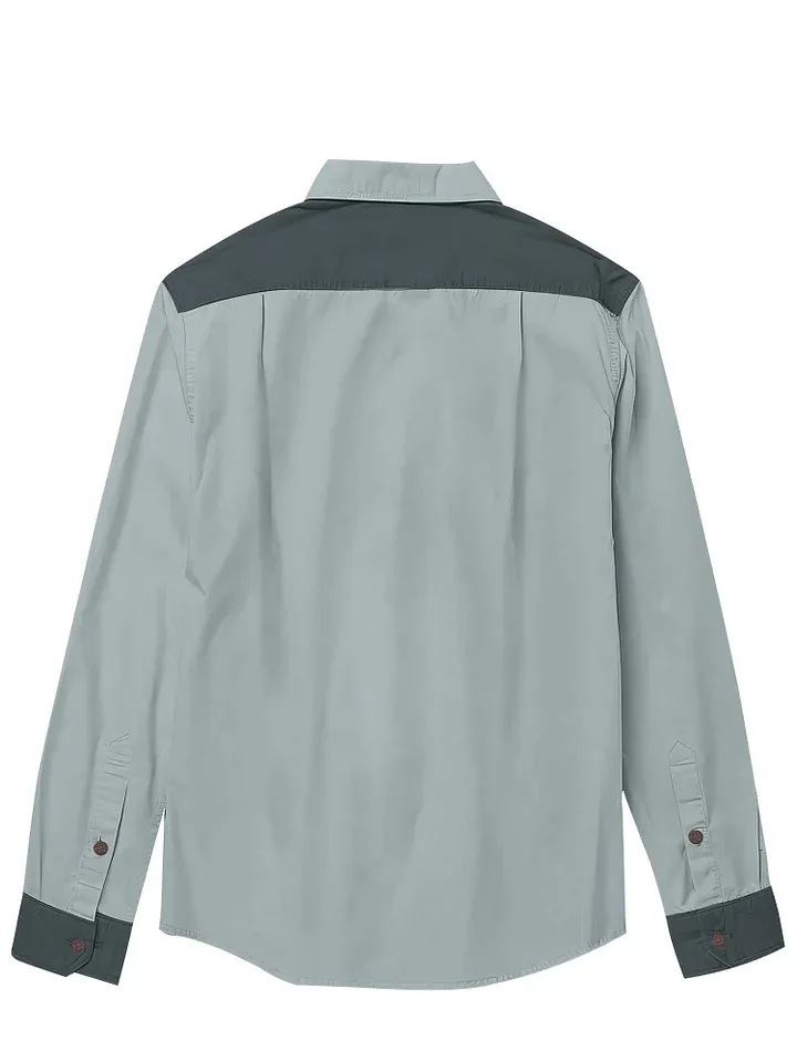 Classic Flower Cowboy - 100% Cotton Long Sleeves Shirt