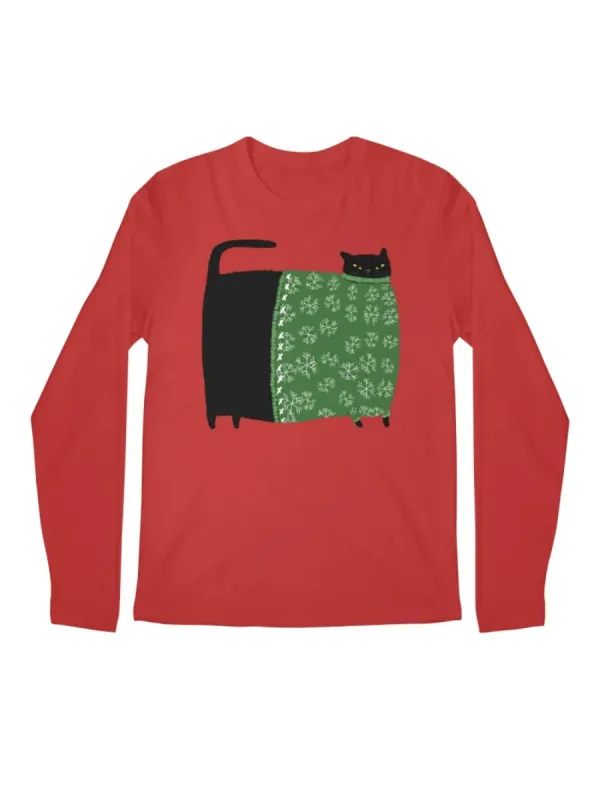 Cat in Sweater Graphic T-Shirt