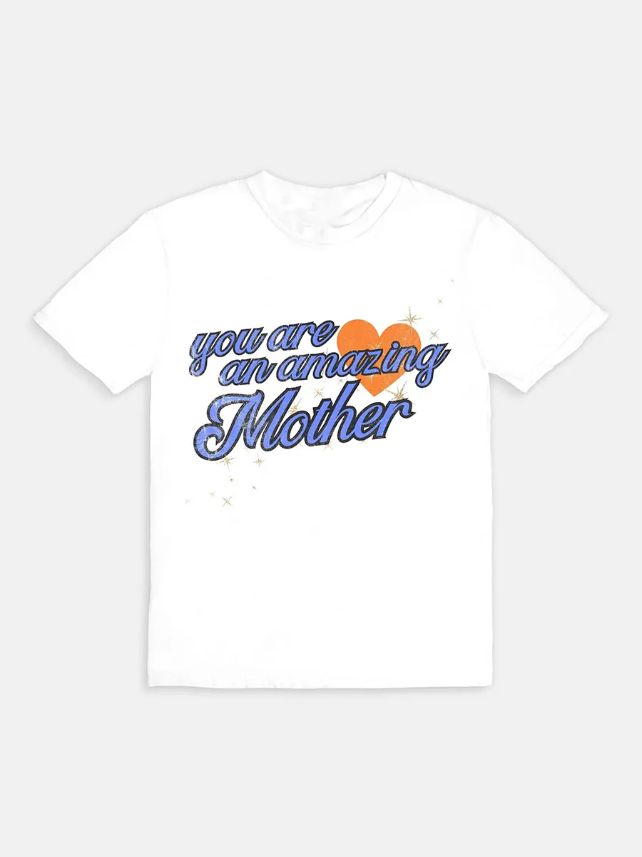 Letter Crew Neck Short Sleeve T-Shirt