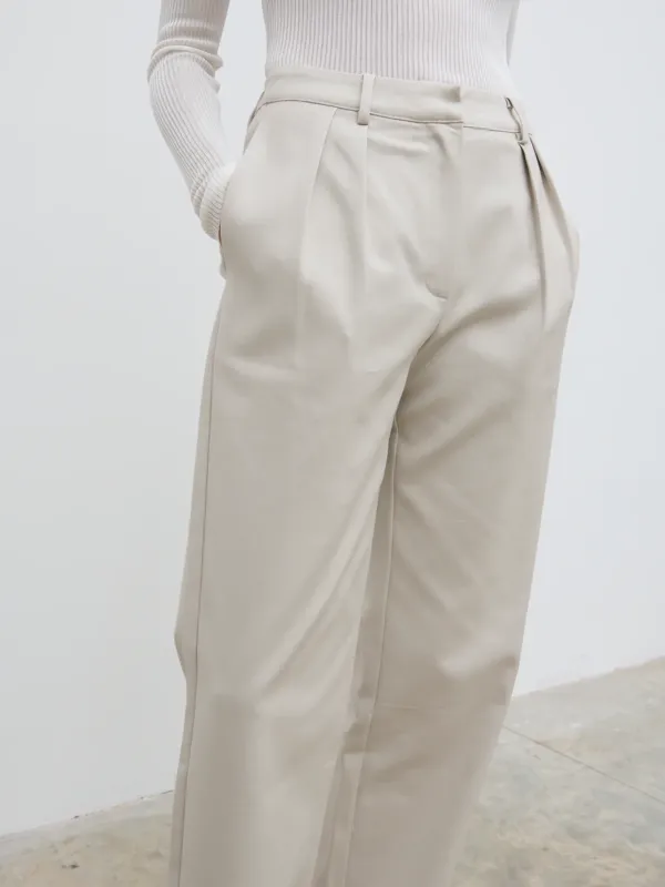 Front Pleat Trousers