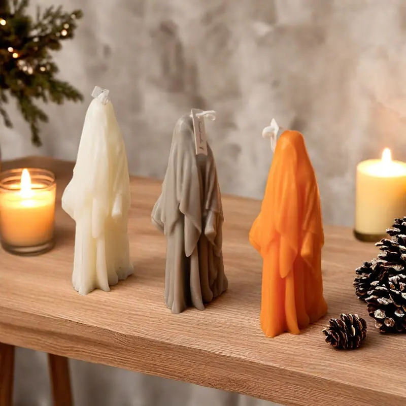 Halloween Skull Ghost Scented Candles Home Decor 5.5*5*13