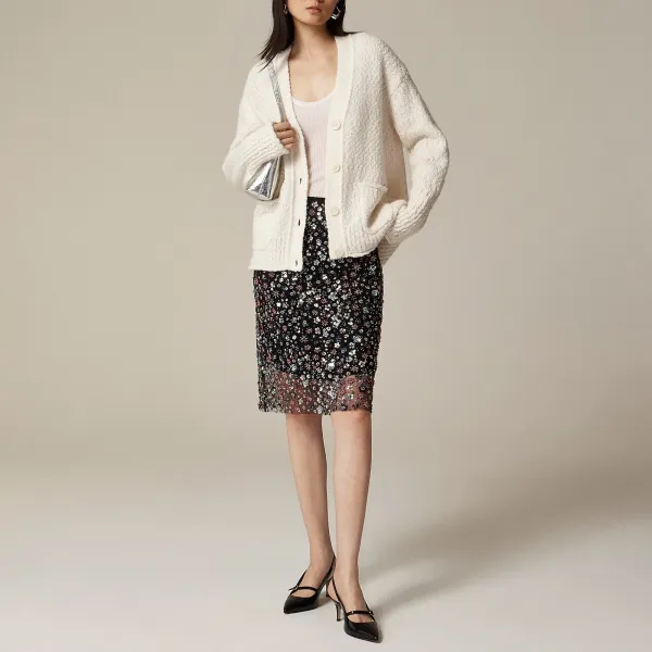 Relaxed Cardigans in Textured Yarn
