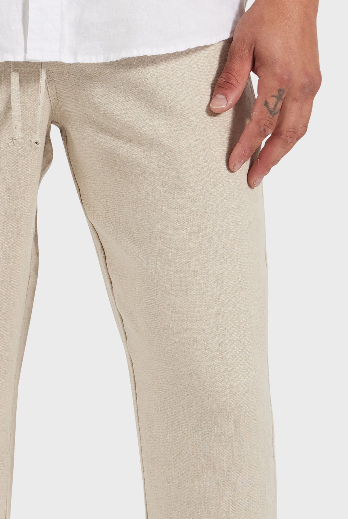 Riviera Linen Pant-black