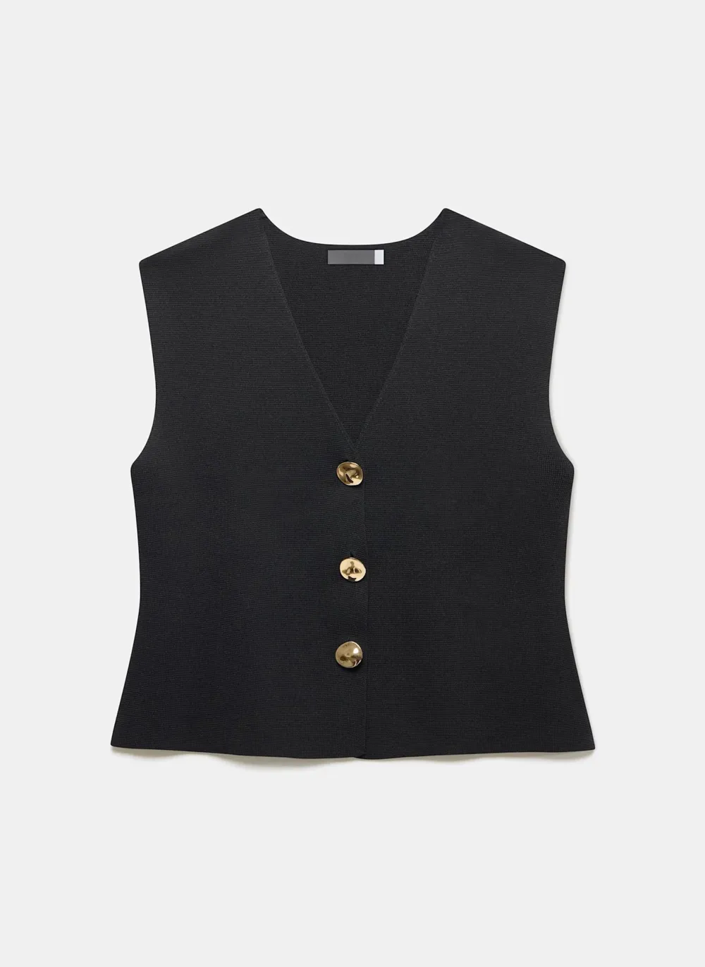 Casual Style V-neckline Knit Waistcoat