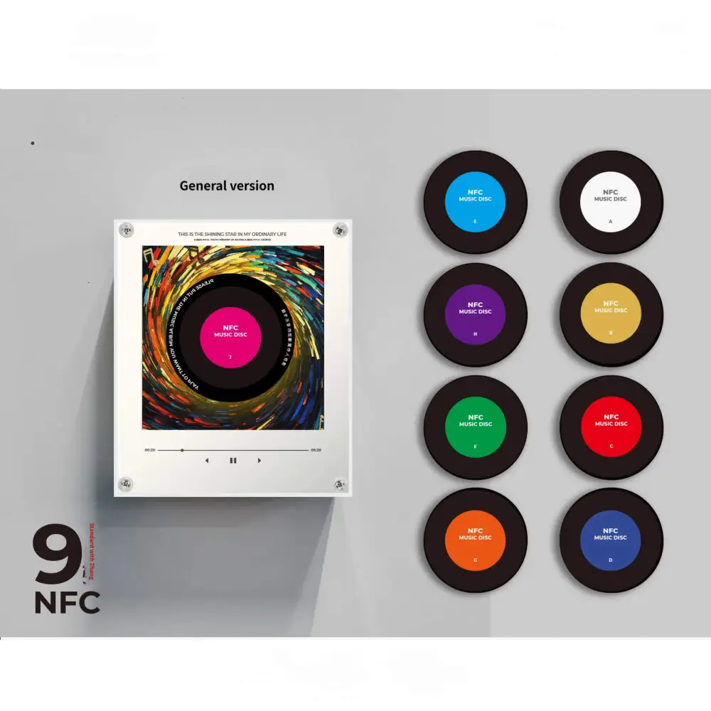 Personalized NFC Music Photo Musical Night Light Fridge Magnet
