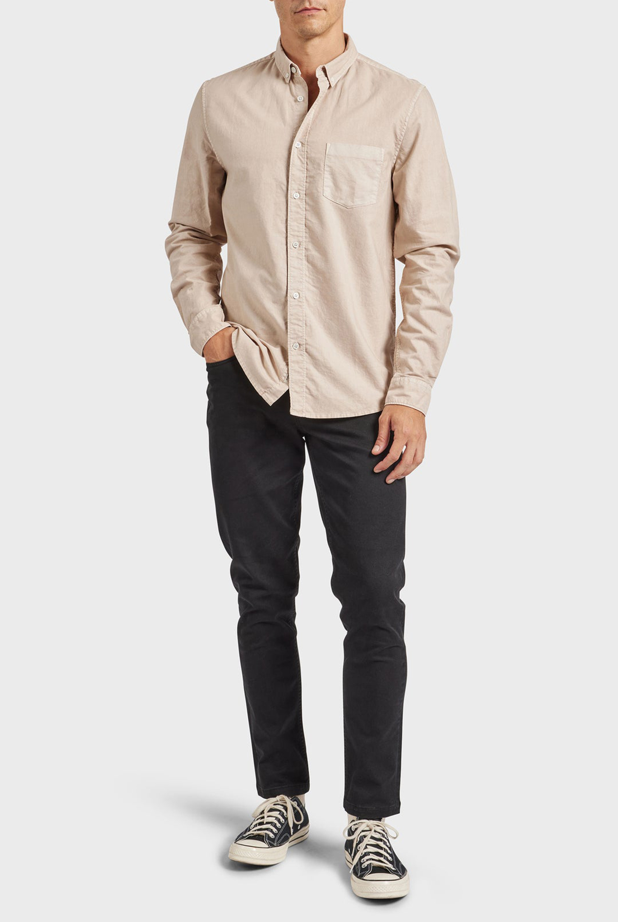 Jensen 5 Pocket Pant-Almond tan