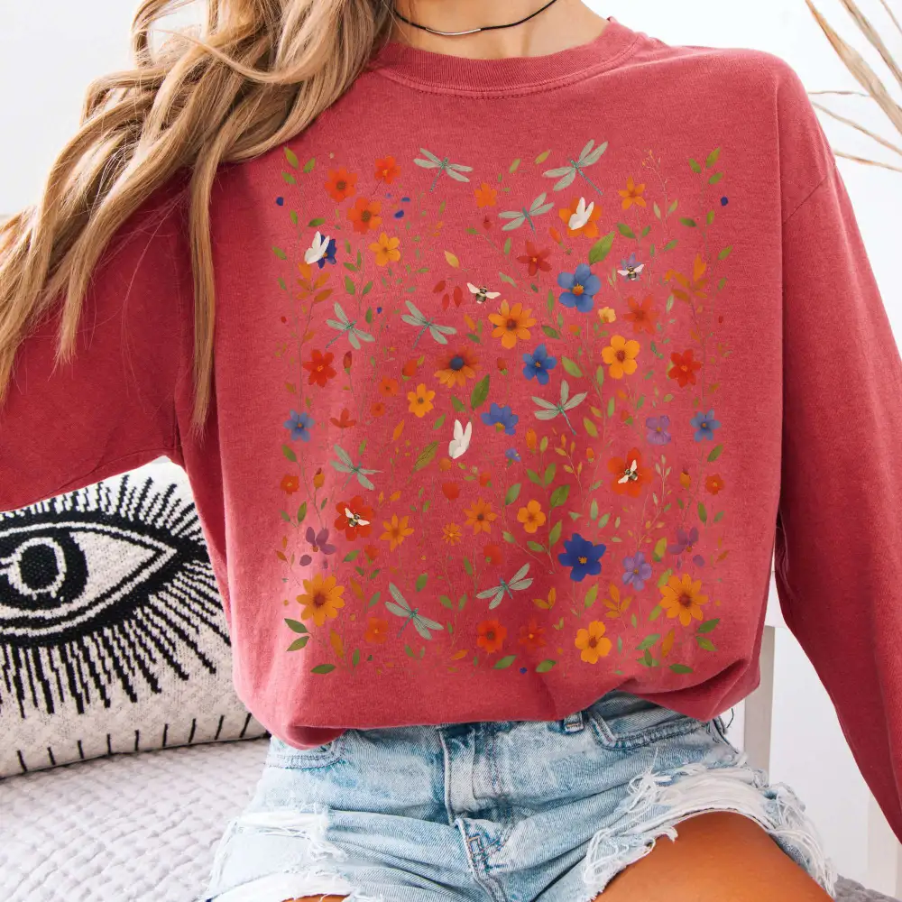 Wildflowers Long Sleeve Shirt