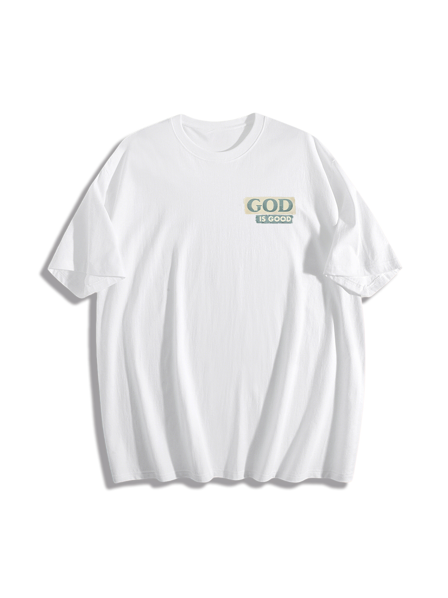 Tropical Sunset Faith Themed Graphic T-Shirt