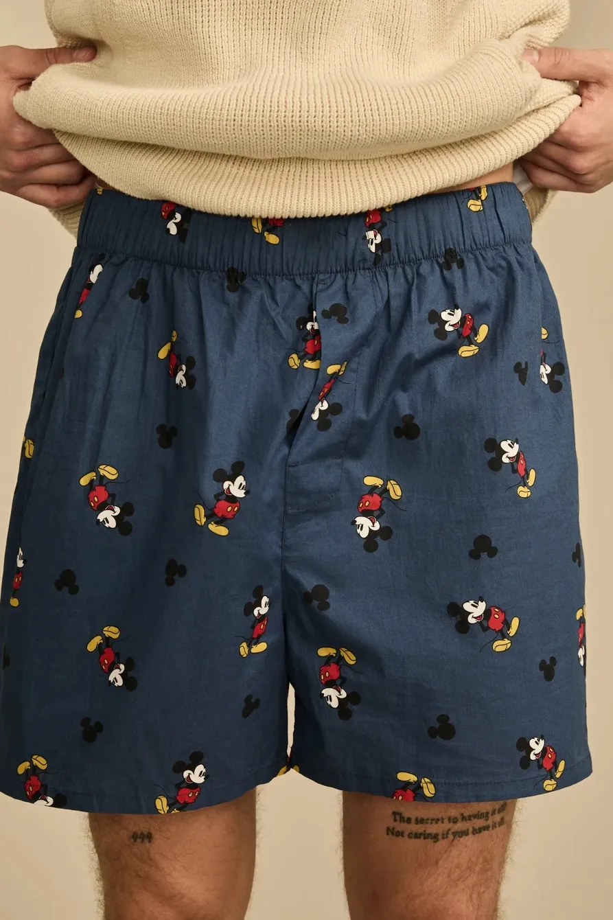 Elastic Waist Printed Short