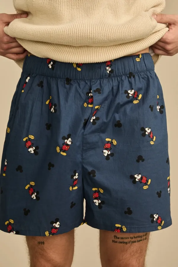 Elastic Waist Printed Short