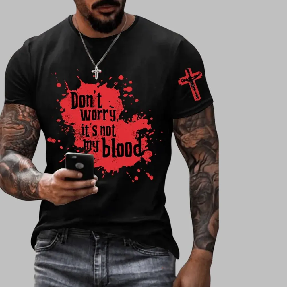 2025 Halloween Don’t Worry It’s Not My Blood T-Shirt