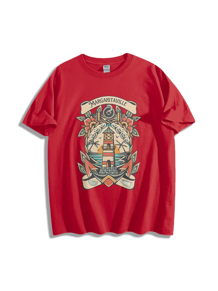 Crew Neck Casual Style Tee