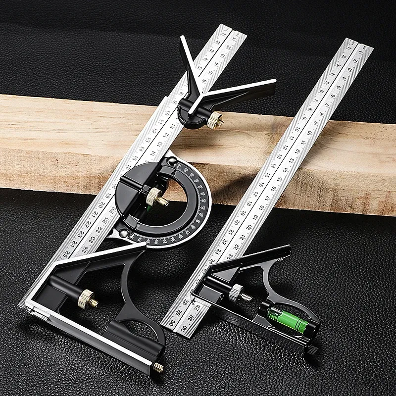Stainless Steel Protractor and Ruler