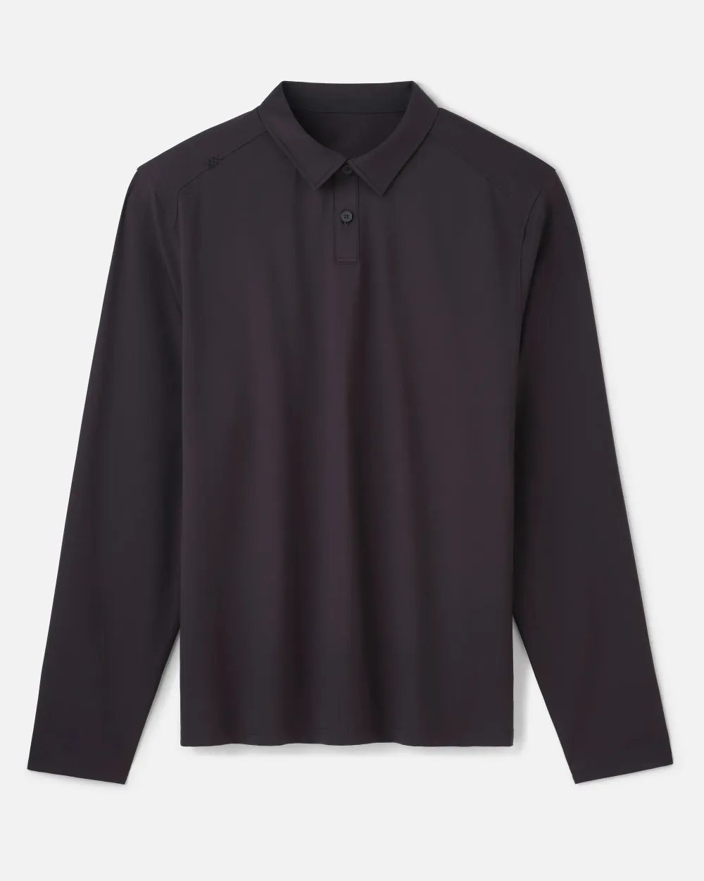 Long-Sleeve Cotton Polo Shirts For Men