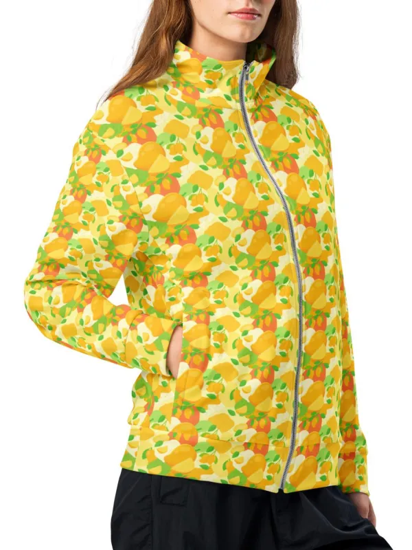 Tropical Fruit Pattern Jacket