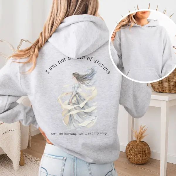 I Am Not Afraid of Storms Little Women Hoodie