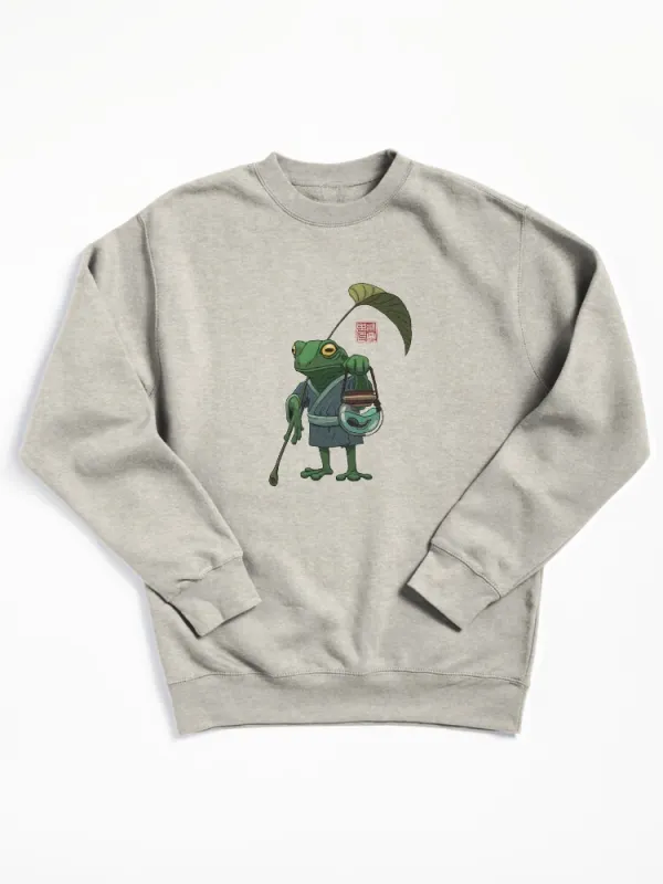 A Frog And His Son Pullover Sweatshirt