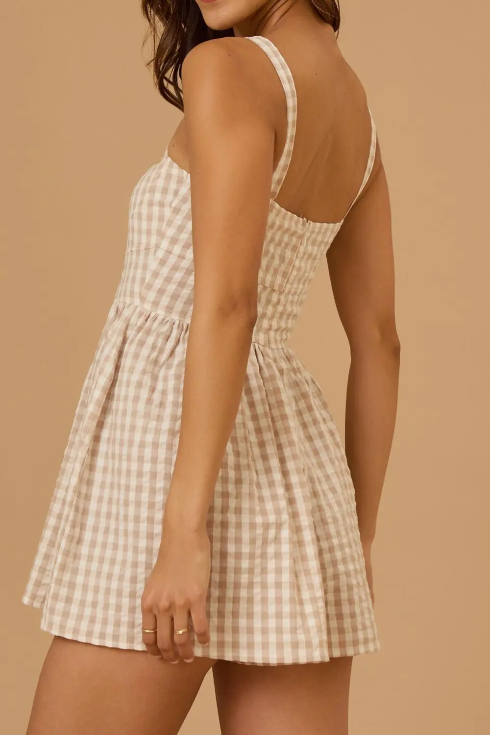 Gingham Romper