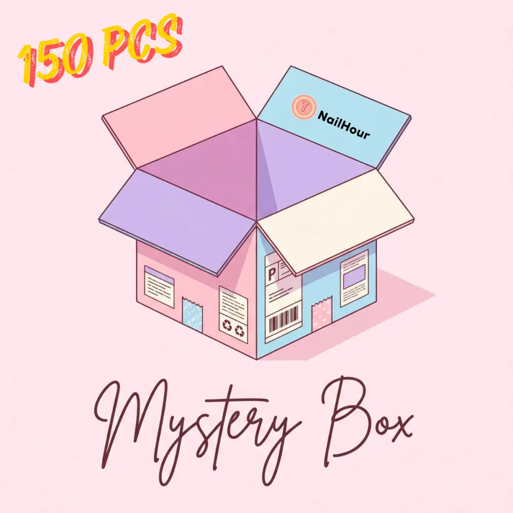 Nailhour 120Pcs Mystery Box