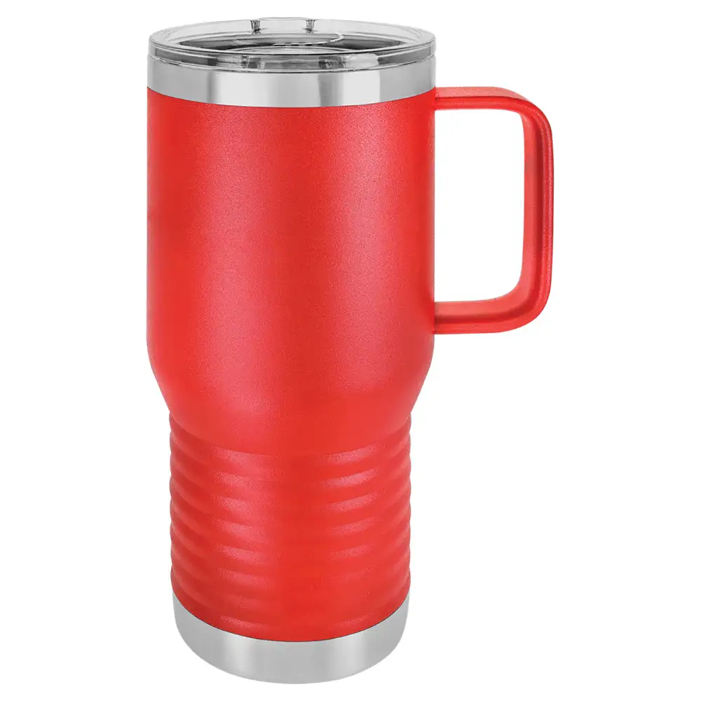 Double Wall Handled Coffee Stainless Steel Tumbler