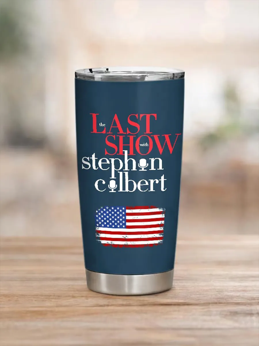 Retro Last Show Stainless Steel Tumbler Cup