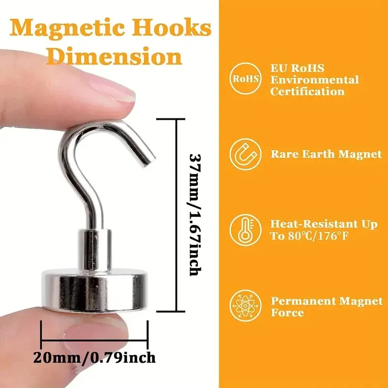 Household Magnetic Metal Hook