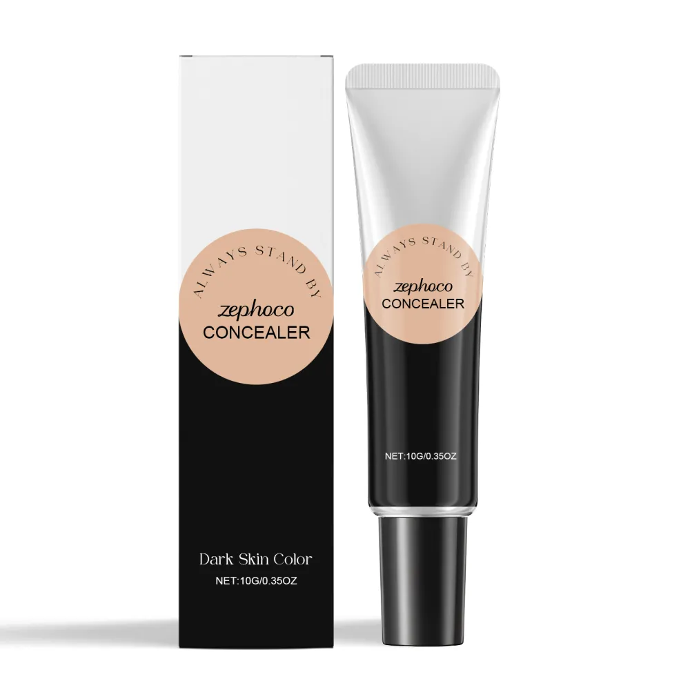 Zephoco Deep Skin Tone Waterproof Moisturizing Concealer – Hydrating, Lightweight Matte Finish, Suitable for Oily and Dry Skin, Natural & Clear Coverage-L99