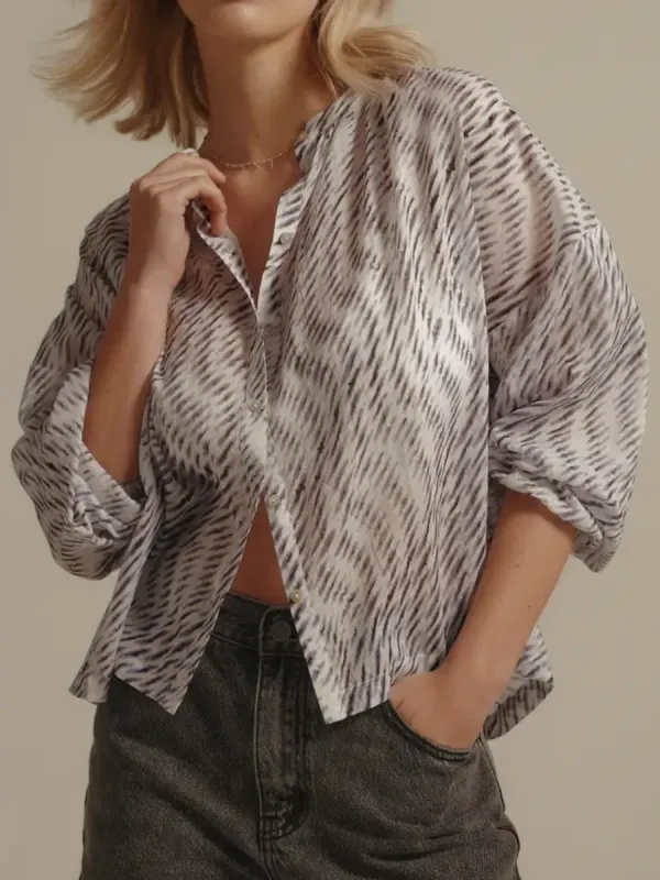  Gather Detail Blouse