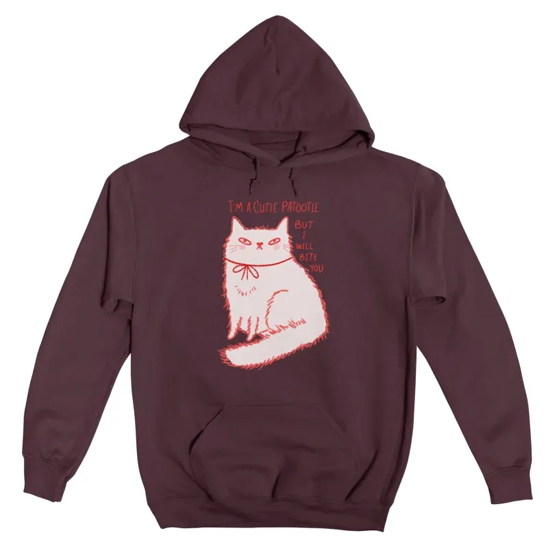 Cutie Cat Pullover Hoodie