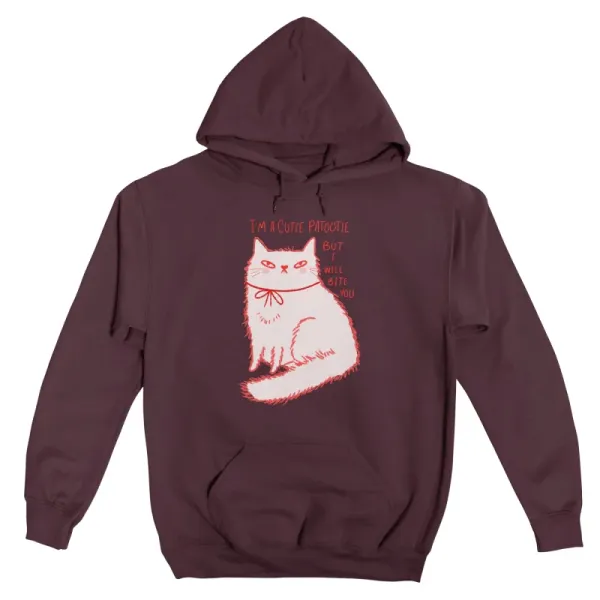 Cutie Cat Pullover Hoodie