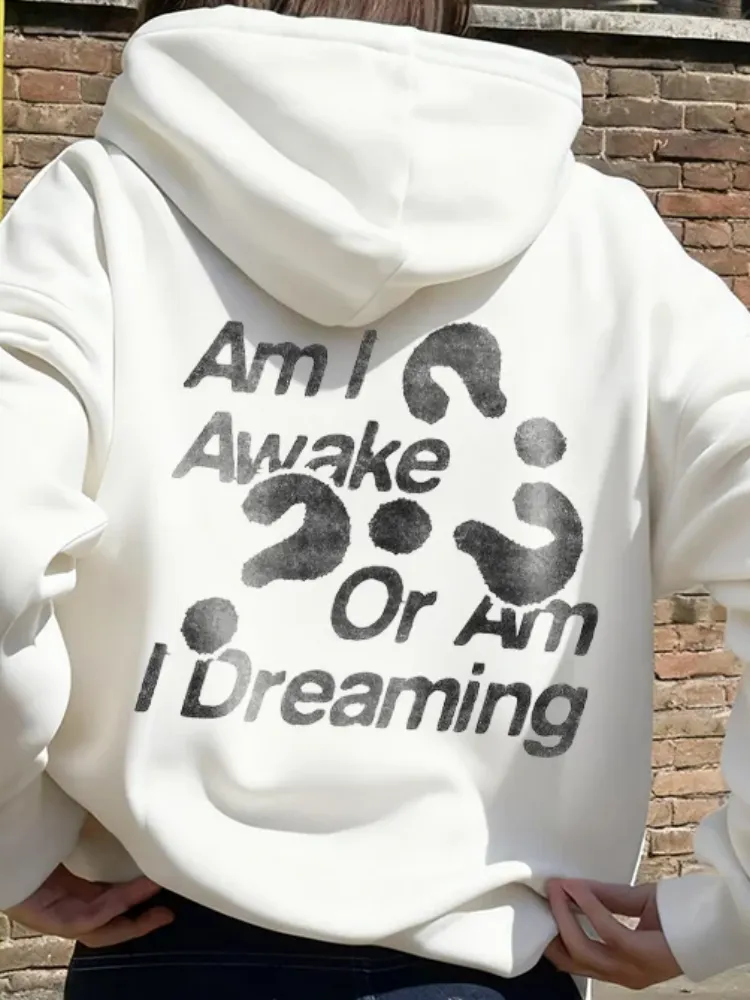 Question Mark Graphic Hoodie