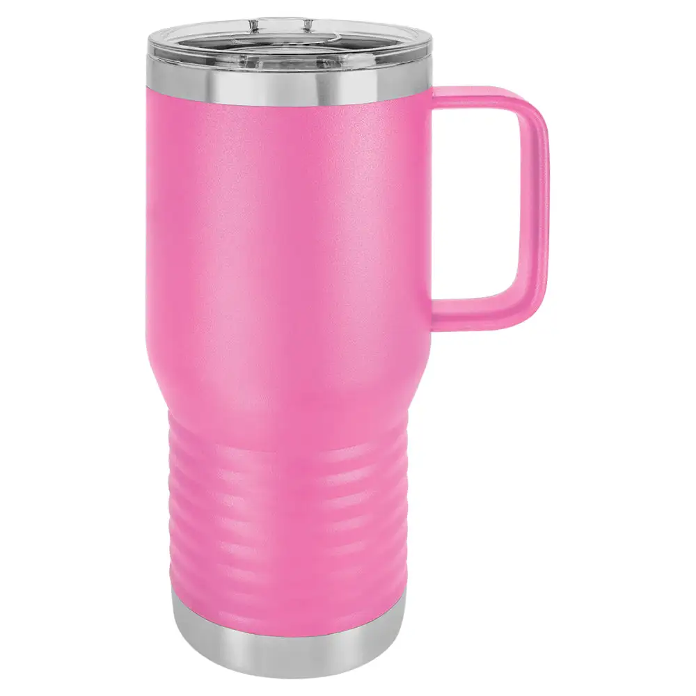 Double Wall Handled Coffee Stainless Steel Tumbler