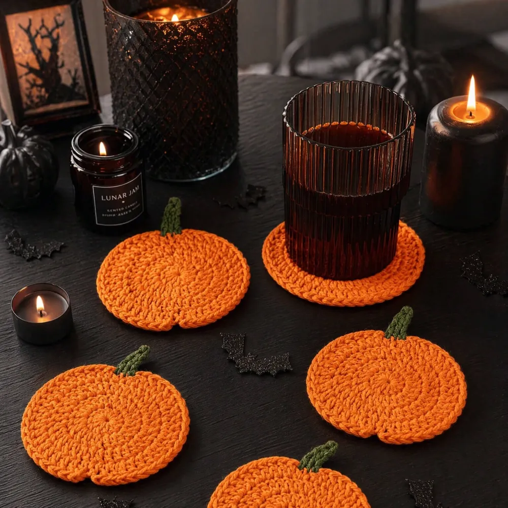 2 PCS Handmade Crocheted Placemat/Coaster Coaster