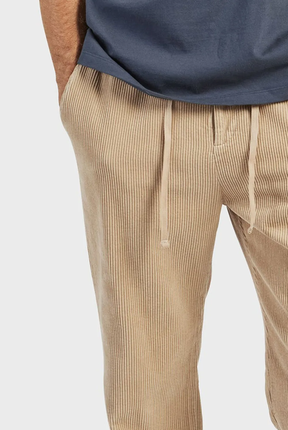 Straight Leg Corduroy Trousers