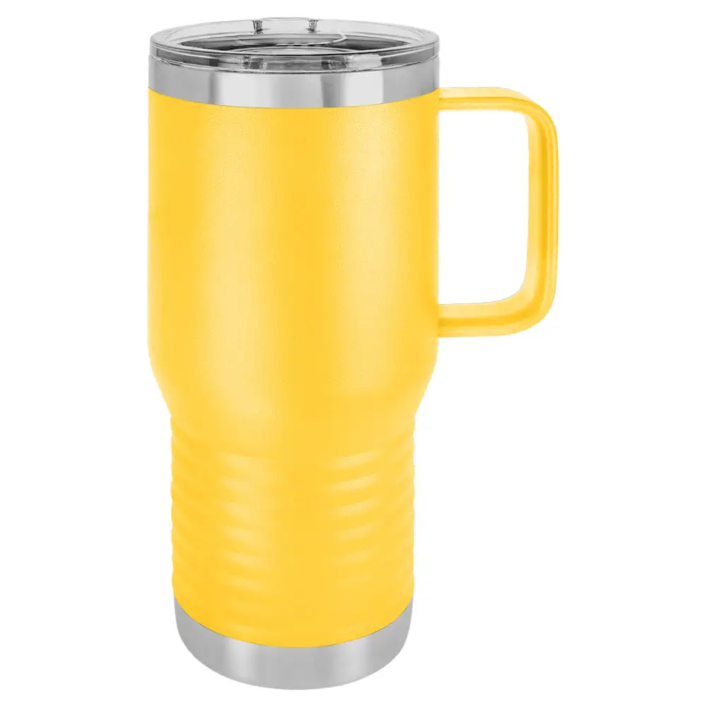 Double Wall Handled Coffee Stainless Steel Tumbler