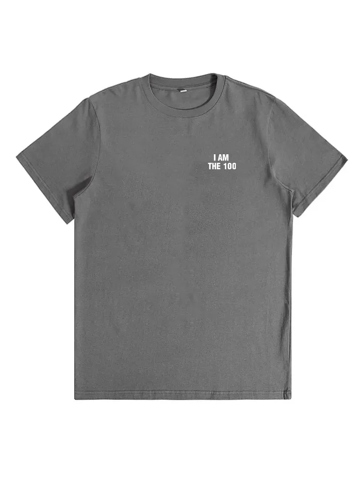 I Am The 100 Black Tee