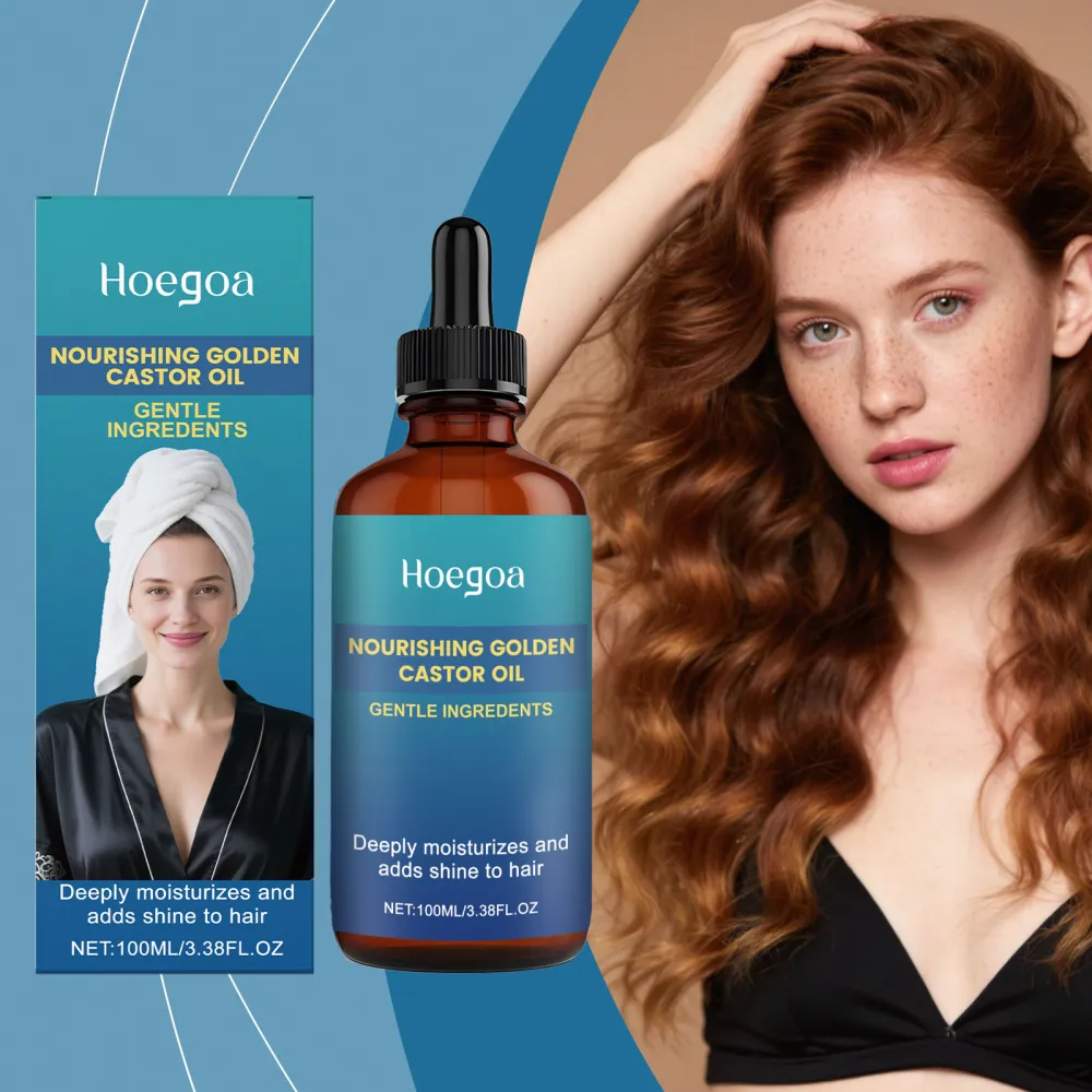 Hoegoa nourishing and moisturizing hair care essential oil, a gentle and refreshing hair care essence that nourishes and cares for hair roots and hair quality-$HT