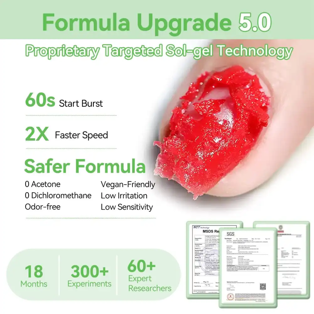 Magic Gel Remover New Upgrade Acetone-Free 15ml