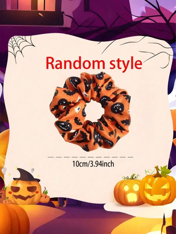 6pcs Halloween Hair Ties