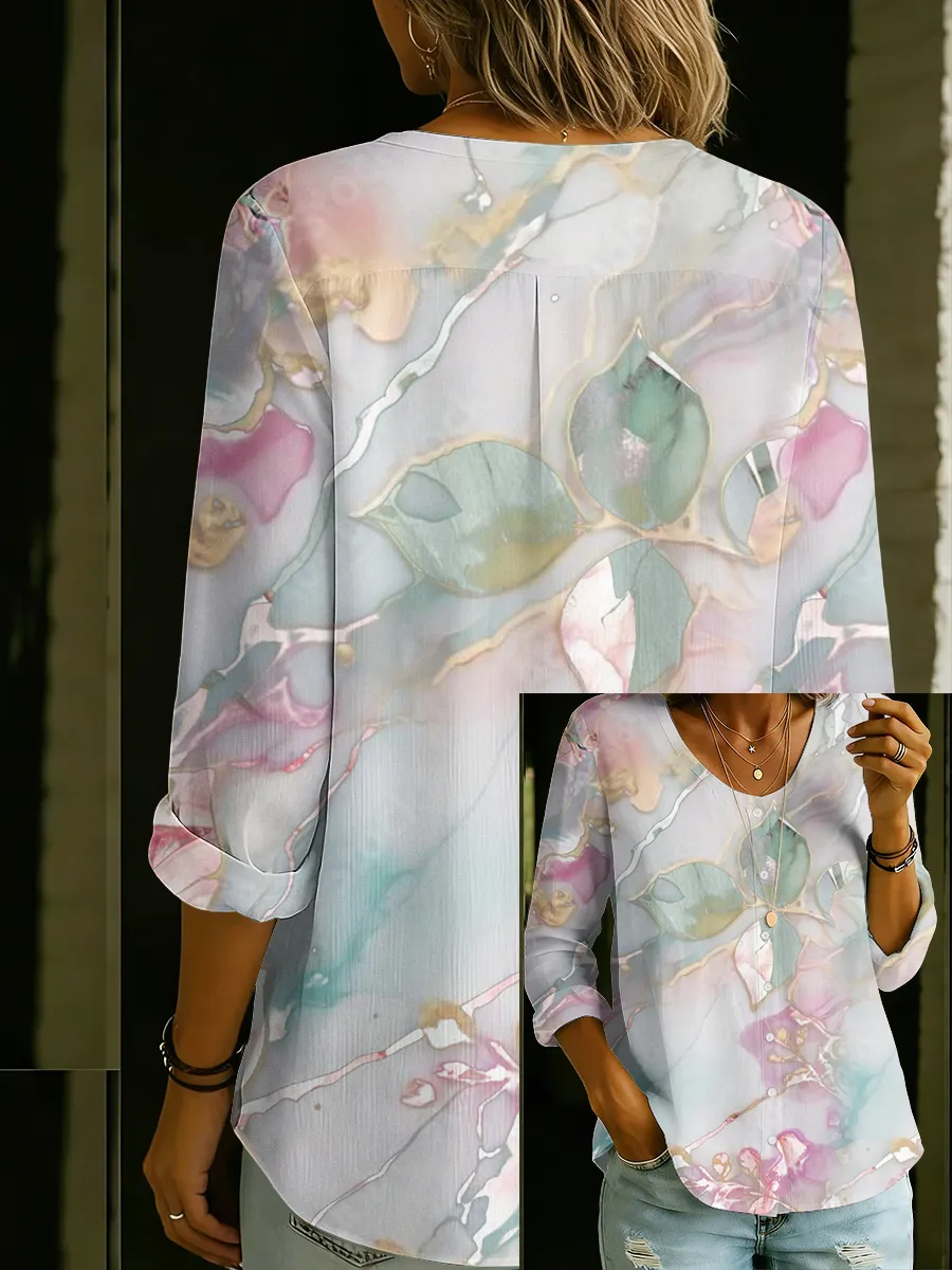 Women's Casual Art Printed Shirt