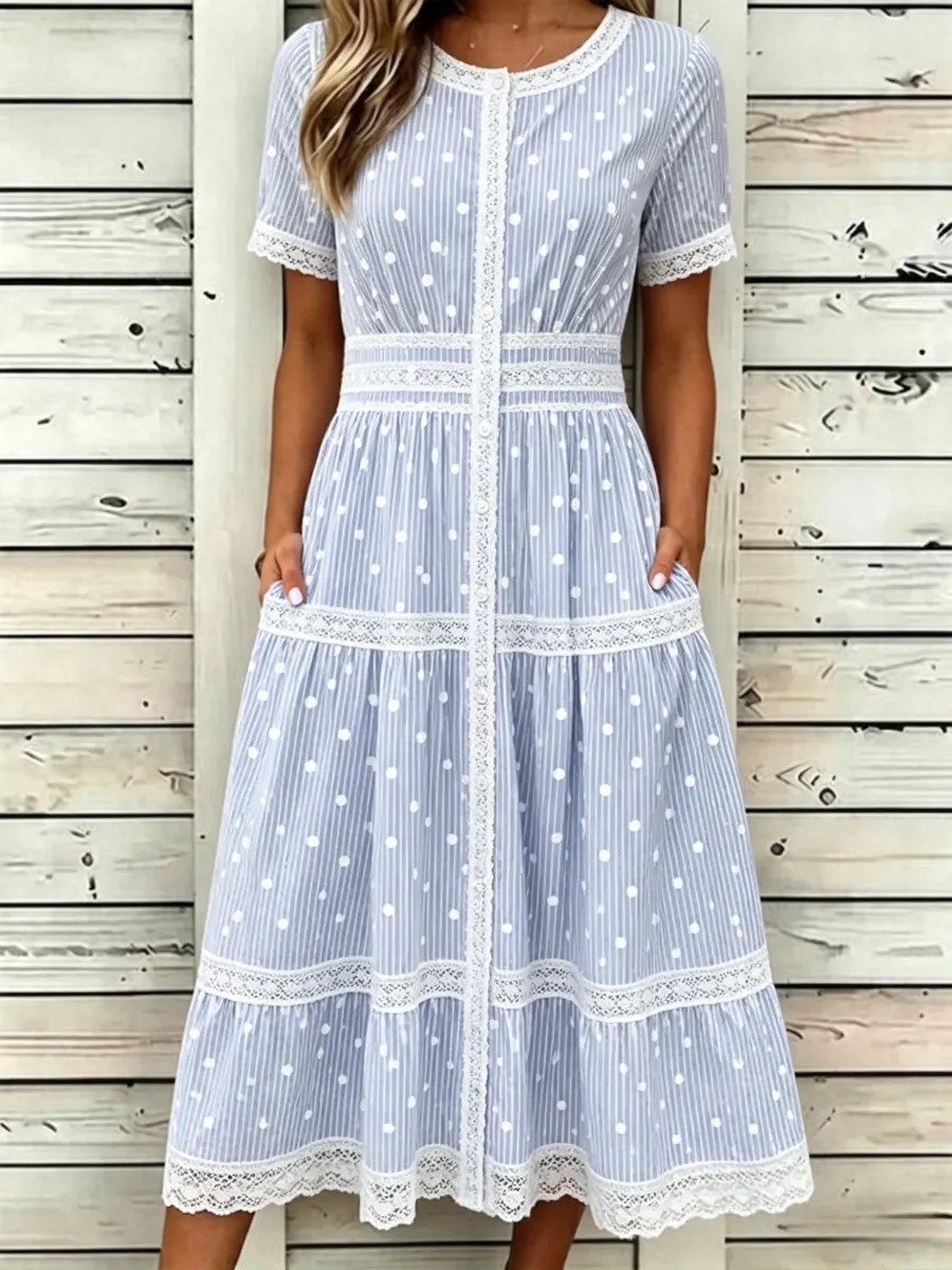 Women'S Printed Casual Dress