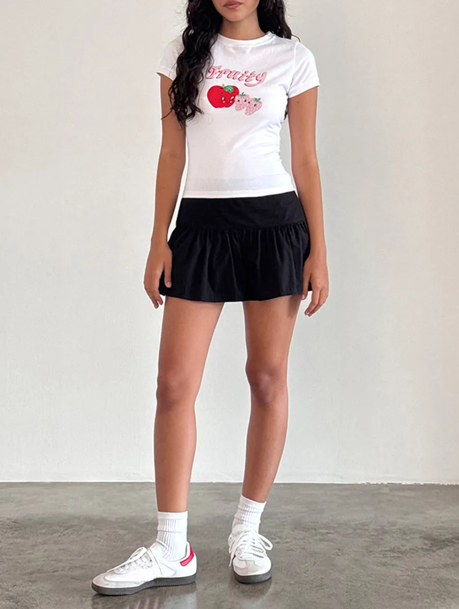 Tee In White Fruity