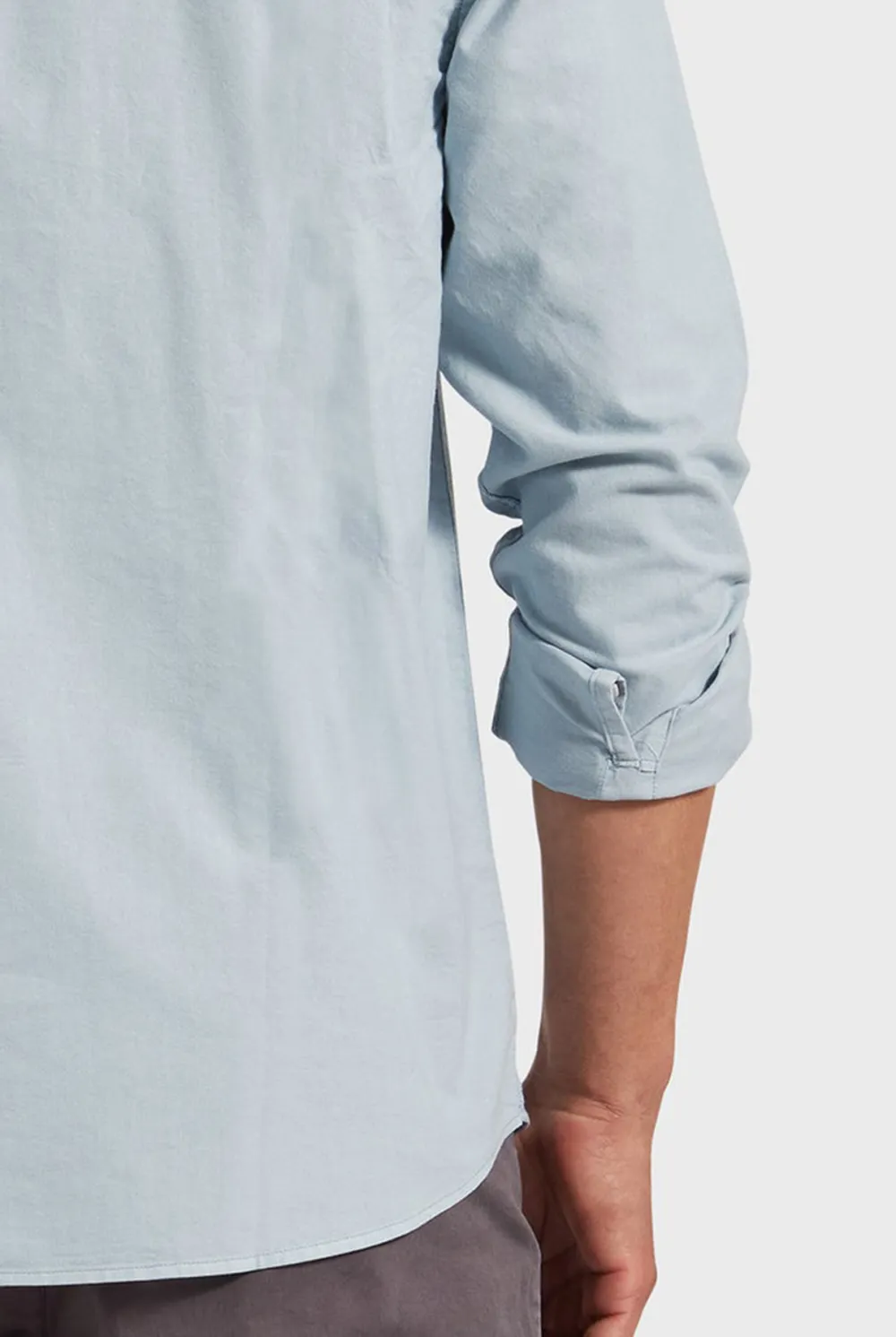 Vintage Pinstriped Oxford Long Sleeve Shirt